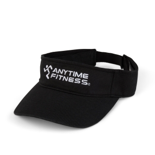 Garment Washed Twill Visor Black
