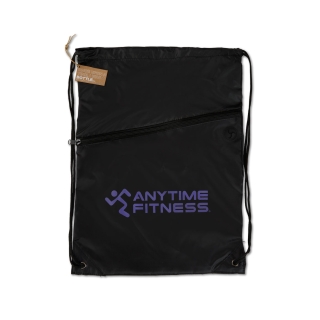 RPET Drawstring Bag Black
