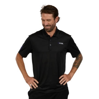 Uniform Mens Eclipse Stretch Polo Black