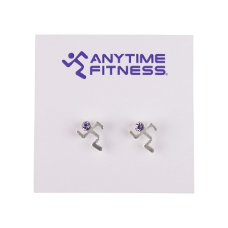 AF Running Man Stud Earrings
