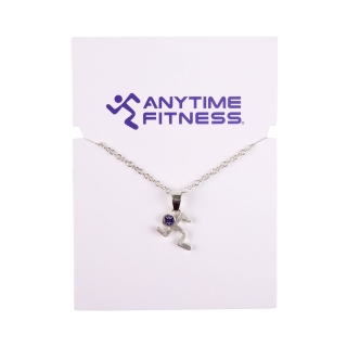 AF Running Man Pendant Necklace