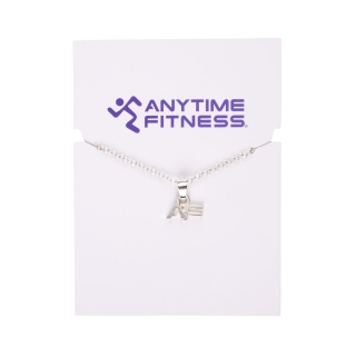 AF Monogram Pendant Necklace