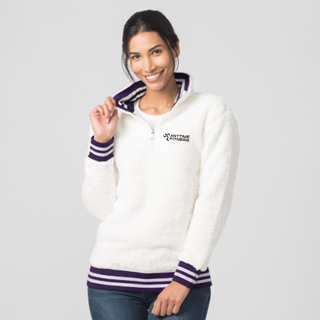  AF UNISEX ¼ ZIP VARSITY SHERPA