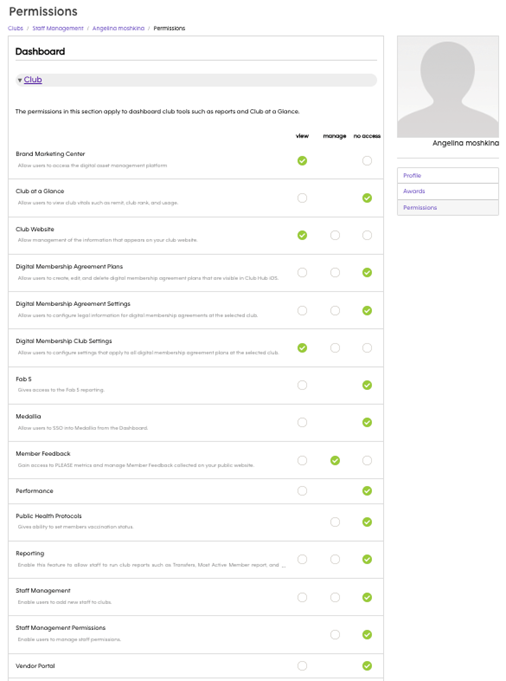permissions